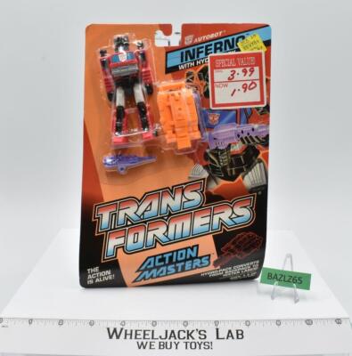 Inferno Action Masters MOSC NEW Sealed 1990 Vintage Hasbro G1