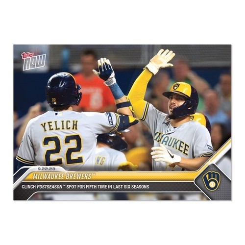 2023 Topps Now 902 MILWAUKEE BREWERS™