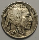 Nicer Low Mintage extremely fine++ 1927 P Buffalo Head Nickel
