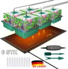 5 STK Mini Gewächshaus Set Zimmergewächshaus Anzucht Treibhaus mit Pflanzenlampe