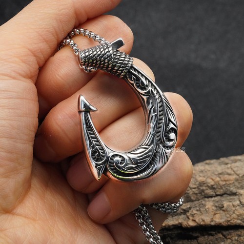 Mens Stainless Steel Biker Fishing 