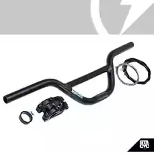 Stacyc 19mm Mini Bar Riser Handlebar Kit Black Ebike #500001