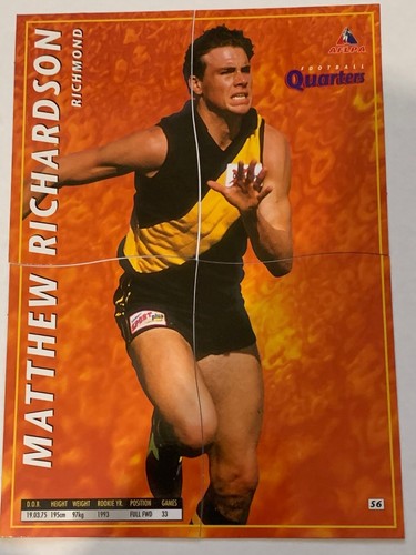 1995 AFL Football Quarters-Choose From Dropdown List-Full 4 Quarters Per One.AVE - Picture 45 of 53