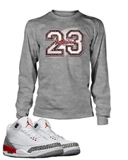 23 Sport Tee Shirt to Match J3 Katrina Give Back Shoe Mens  Big Tall Sm Graphic