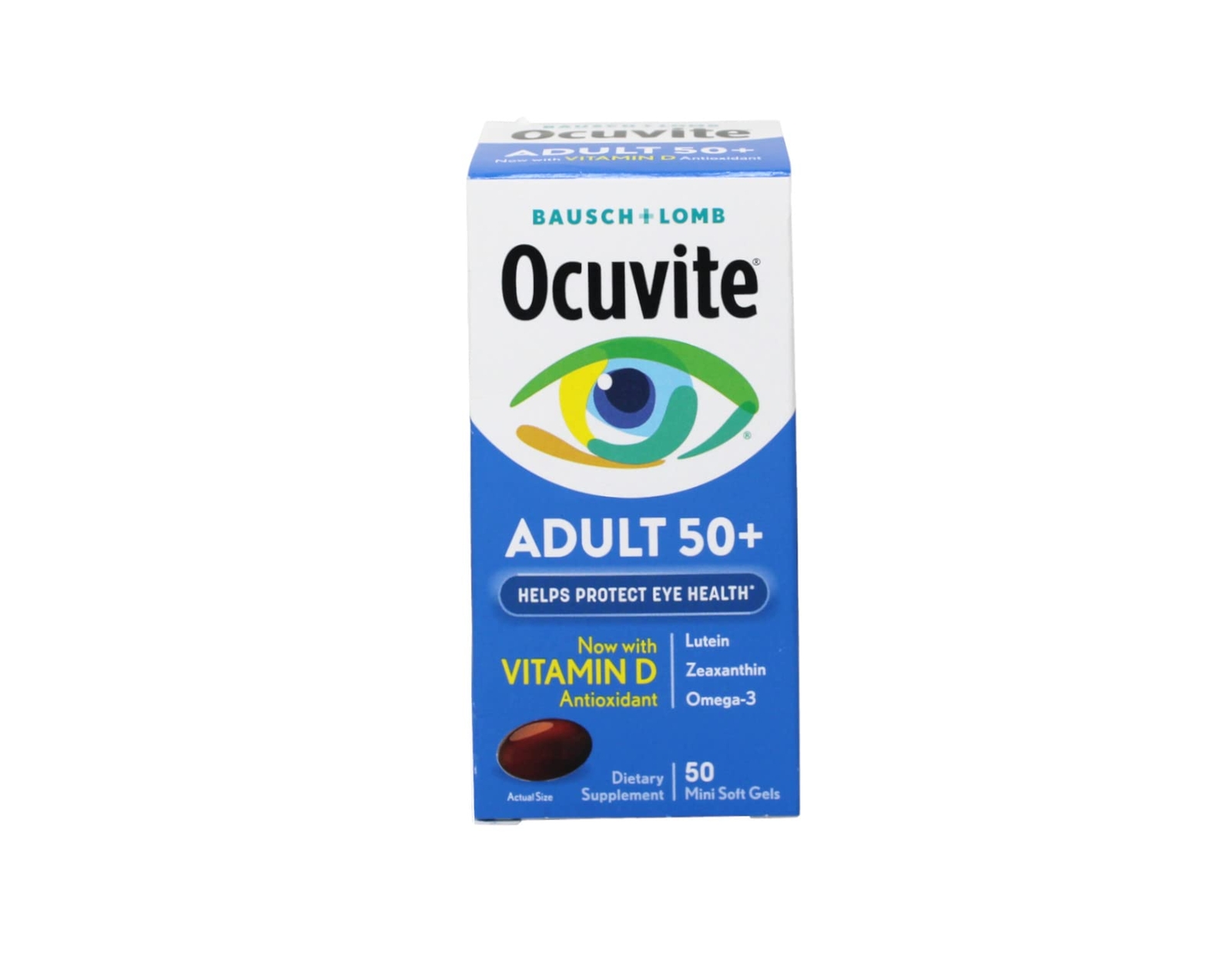 Eye Vitamin & Mineral Supplement Contains Zinc Vitamins C E Omega 3 Lutein & ...