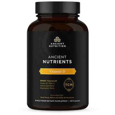 Ancient Nutrition Ancient Nutrients Vitamin D 60 Caps