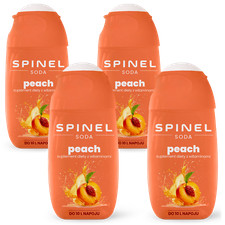 NEU SPINEL Soda Syrop Brzoskwiniowy 4x65ml ohne Zucker mit B Vitaminen