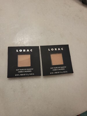 2x Lorac Pro Aurora Eye Shadow Single in Aurora .025oz Each New w/o Box