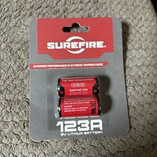 Surefire CR123A Lithium Battery 2 Pack - SF2-CB-24M - OPEN FREE SHIP