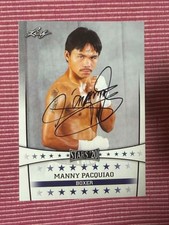2020 Leaf Stars '20 MANNY PACQUIAO AUTO Autograph with COA 2