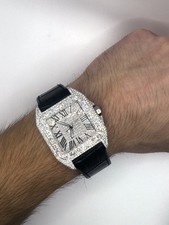 Cartier Santos 100 XL Custom Diamond 