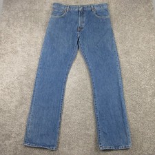 Levis Jeans Mens 34x32 Blue 517 Slim Bootcut Western Cowboy Rodeo Denim Pants