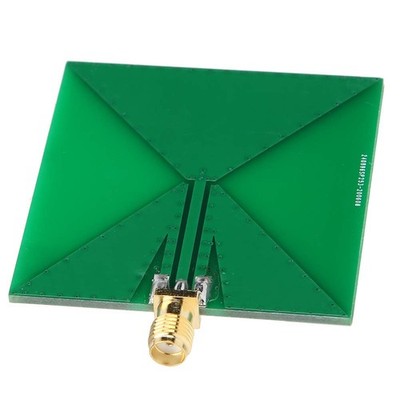 Broadband UWB Antenna - Ultra Wideband 2.4GHz - 10.5GHz PCB Material Green