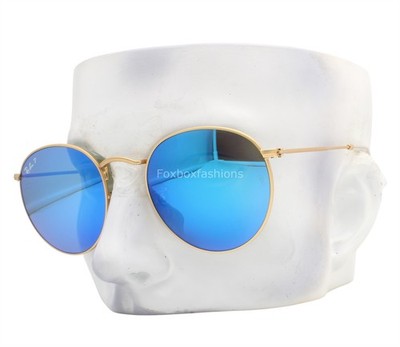 Ray Ban 53mm Blue Sunglasses Ray-Ban RB 3447 112/4L Sunglasses