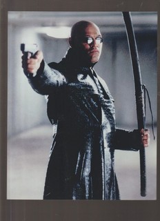 8X10 COLOR PHOTO OF CLOSE UP LAWRENCE FIHBURNE