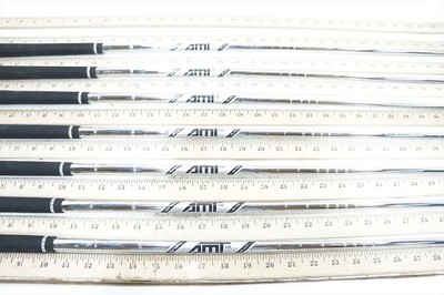 True Temper Dynam Gold Amt Black R300 34.25-37.25'' 7Pc Iron Shaft Set Pulls 8860