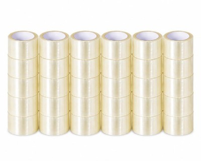 Großpackung transparentes Packband 48 Rollen 48 mm x 50 m stark Paketversand Klebeband