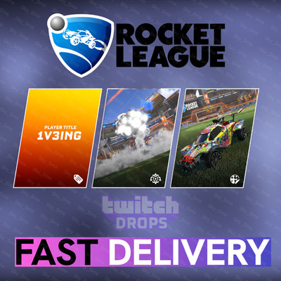 Rocket League Twitch Drops - Drop Rush Bundle - 3 Items