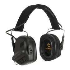 Earmor Electronic Ear Muffs w/ Gel Earpads & AUX Input, 22dB, : M31-BK PLUS