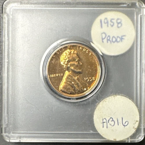 1958 Proof Lincoln Wheat  Penny