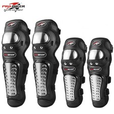 Motorcycle Kneepad Stainless Steel Moto Elbow Knee Pads Motocross Racing Protect