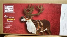 Home Accents Holiday 4.5 ft. Animated Reindeer