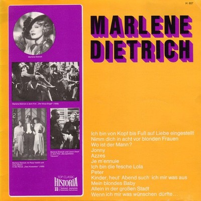 Marlene Dietrich - Marlene Dietrich Pop Chanson,Sch LP Comp Schallplatte 205449
