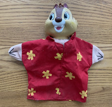 Vintage Disney Chip and Dale Hand Puppet