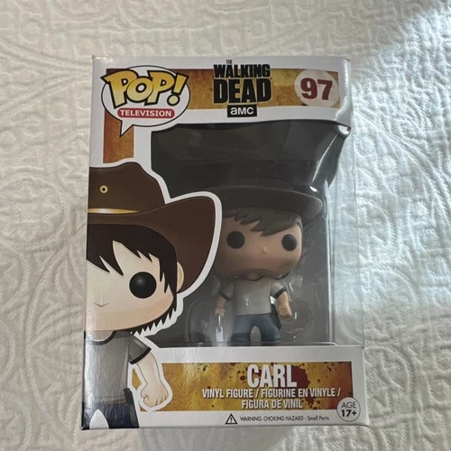 Funko Pop! Vinyl Carl The Walking Dead Television Figure #97 damaged box