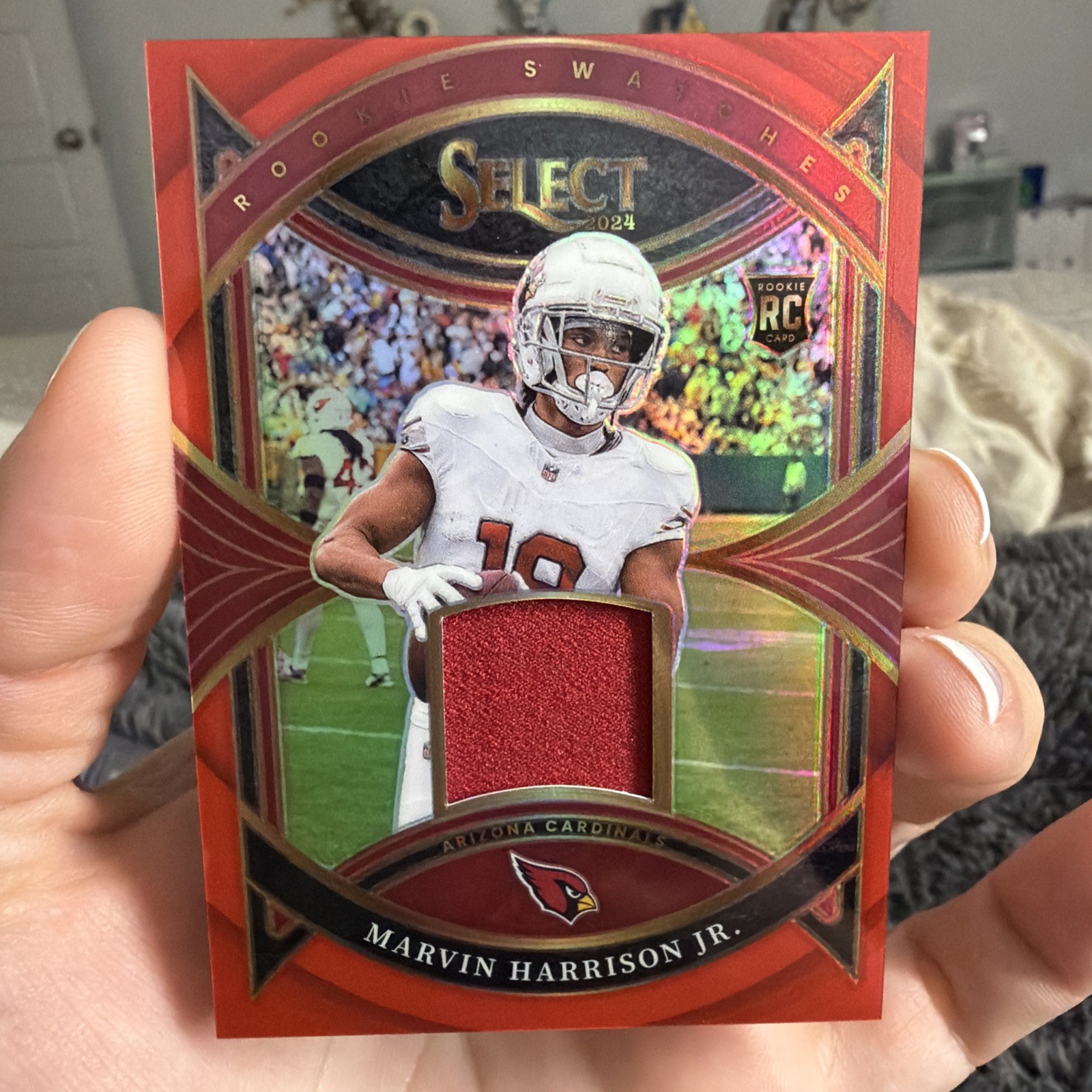 Marvin Harrison Jr. Panini Select Rookie Swatches #RSMHJ Base