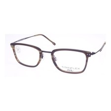 TITANflex Eschenbach Brille Herren Damen  Braun Rechteckig 830086 30 Titanflex