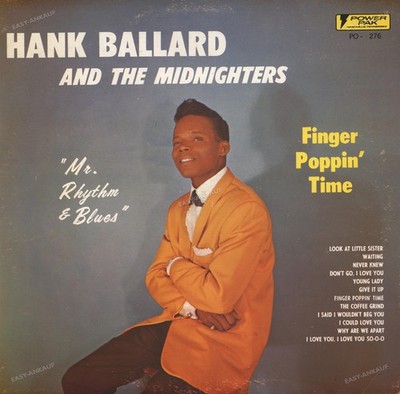 Hank Ballard And The Midnighters - Finger Poppin Time USA LP 1975 .