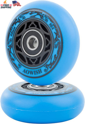 68Mm 90A Ripster Wheels W/Bearings ABEC-9 for Mini Ripstik, Ripstick Mini, 2-Whe