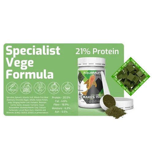 AquaMunch AquaGel Fish Food - Vital Vege L(L9) - Picture 5 of 5