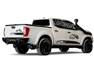 Pickup Truck Side Tailgate Sticker For Isuzu D-max Mountain Graphics Vinyl Decal