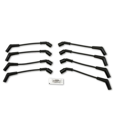 Taylor Plug Wire Set 51046; Street Thunder 8mm Blk 45 deg, 11.75 in. for GM LS