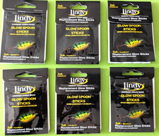 6 Cards Lindy Glow Spoon Sticks, (2 Pks of 3 sticks per card, 36 Sticks) Lot#290
