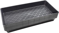 Begrit 1020 Seeding Trays Microgreen Growing Tray (Drain Holes(10 Pack))