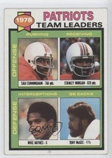 1979 Topps Team Leaders Sam Cunningham Stanley Morgan Mike Haynes Tony McGee 0a1