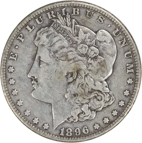 1896-S Morgan Silver Dollar VF Uncertified #612
