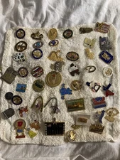 APWU American Postal workers Union Lapel Pin Lot Of 52 VINTAGE 