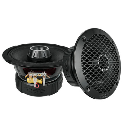 DS18 PRO-ZT6 6.5'' Midrange Speaker Built In Tweeter 450 Watts Max 4 Ohm 2 Pack