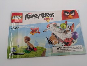 LEGO Angry Birds King Pigs Castle(75826)& Piggy Plane Attack(75822) 98% Complete