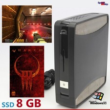 🎮MINI PC COMPUTER PC RETRO GAMES SPIELE DOS WINDOWS 98 8GB SSD QUAKE III