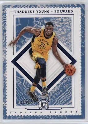 2017-18 Panini Cornerstones Quartz 48/49 Thaddeus Young #135 r9d