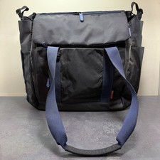 Skip Hop Fit All Access Messenger Diaper Bag in Black/Cobolt NWOT