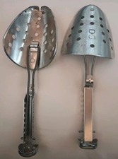 EKCO Hammered Metal Adjustable Shoe Tree Shaper Stretcher Vintage Pair