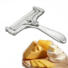Stainless Steel Adjustable Cheese Slicer Wire Cheese Cutter Kitchen Cooking UK
