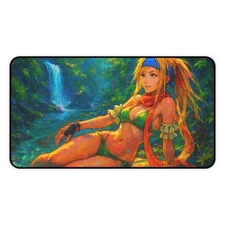 Rikku Playmat: Final Fantasy 10 Gaming Mouspad Desk Mat V212