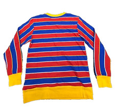 Sesame Street Ernie Striped Shirt Cosplay Halloween Costume Youth Sz 7/8